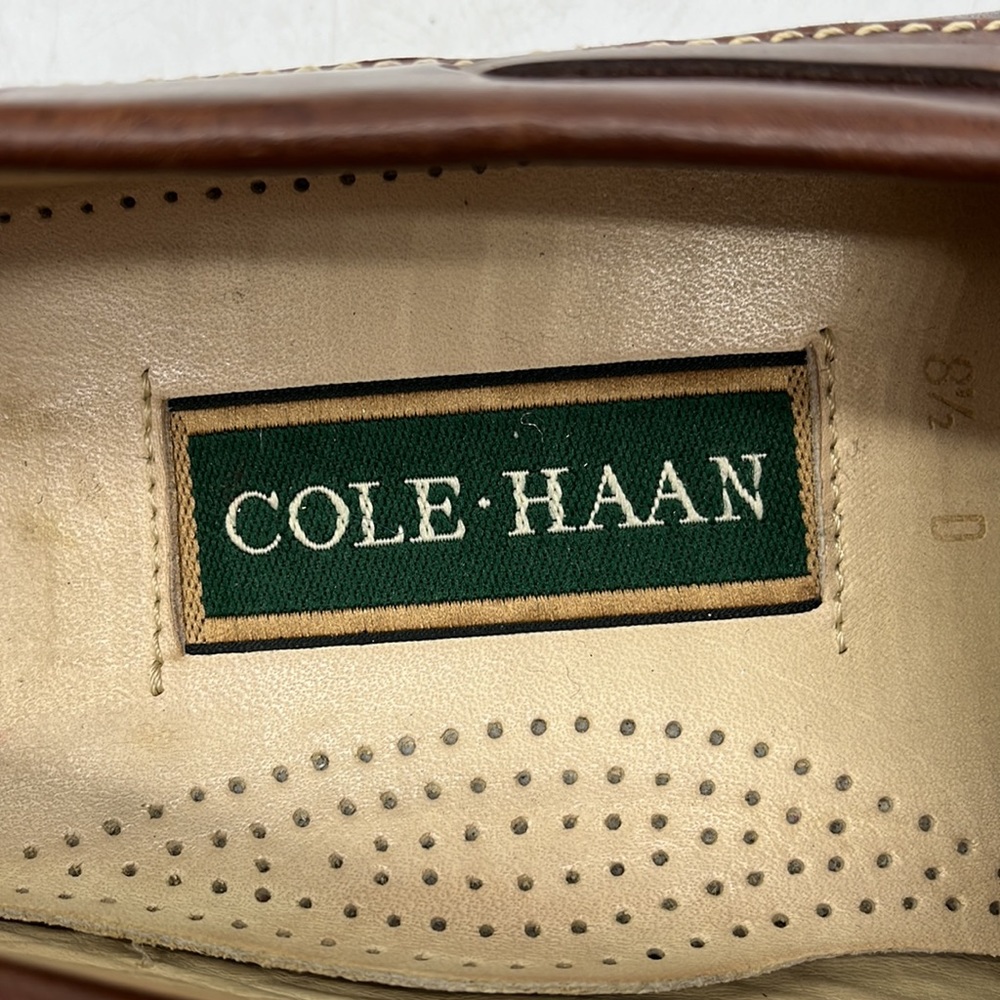Cole Haan Black Brown Tassel Loafer Size 8.5. CH2689 - Picture 7 of 8
